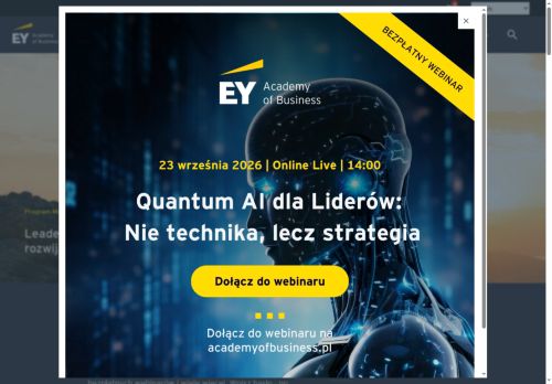 ERNST & YOUNG Sp. z o.o. ACADEMY OF BUSINESS Sp. k.